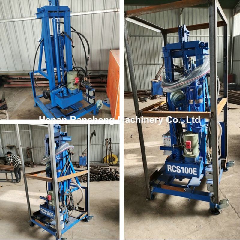 เครื่องเจาะบ่อน้ําแบบพกพาไฟฟ้าลึก 100 เมตร พร้อมเครื่องยนต์ 22 HP ความจุสูงสุด 40 กิโลกรัม