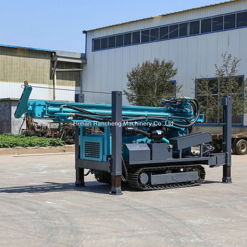 ความลึกการเจาะ 350m 91KW Yuchai Engine เครื่องเจาะบ่อน้ํา 22T แรงยก