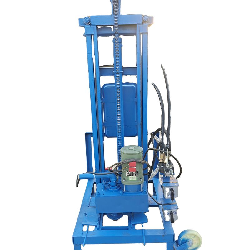เครื่องเจาะบ่อน้ําแบบพกพาไฟฟ้าลึก 100 เมตร พร้อมเครื่องยนต์ 22 HP ความจุสูงสุด 40 กิโลกรัม