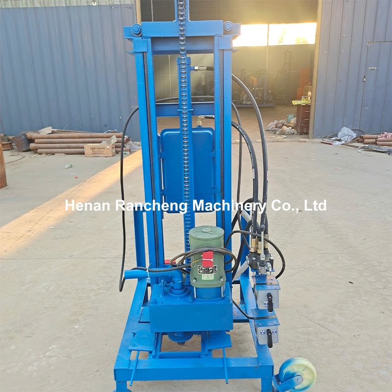 เครื่องเจาะบ่อน้ําแบบพกพาไฟฟ้าลึก 100 เมตร พร้อมเครื่องยนต์ 22 HP ความจุสูงสุด 40 กิโลกรัม