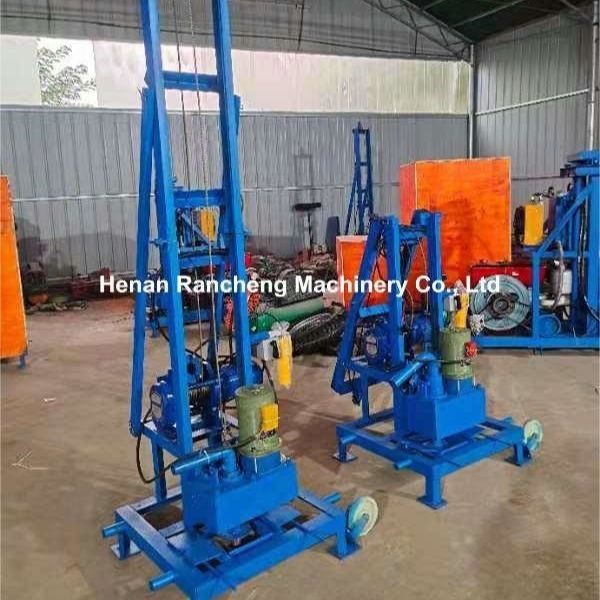 เครื่องเจาะบ่อน้ําแบบพกพาไฟฟ้าลึก 100 เมตร พร้อมเครื่องยนต์ 22 HP ความจุสูงสุด 40 กิโลกรัม