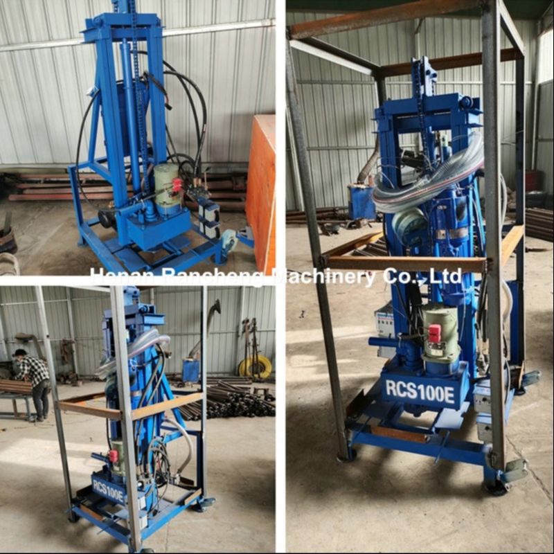 เครื่องเจาะบ่อน้ําแบบพกพาไฟฟ้าลึก 100 เมตร พร้อมเครื่องยนต์ 22 HP ความจุสูงสุด 40 กิโลกรัม
