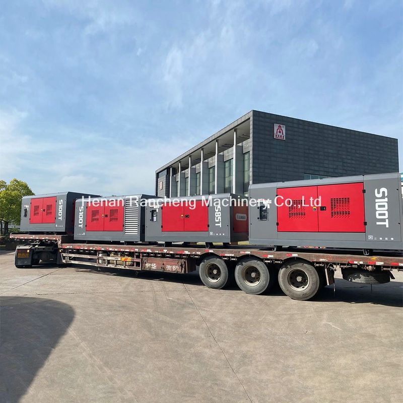ความจุของอากาศ 31m3 / นาที S100T เครื่องปรับอากาศ ความดันทํางาน 25bar ด้วยเครื่องยนต์ Xichai 309KW