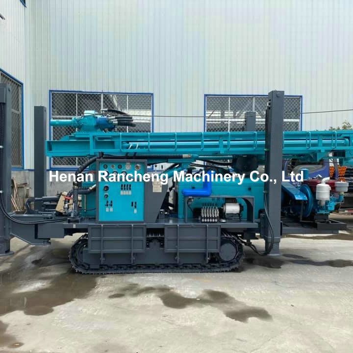 RCF280C เครื่องเจาะบ่อน้ําที่ติดรถไฟเหล็ก ความลึกในการเจาะ 280 เมตร