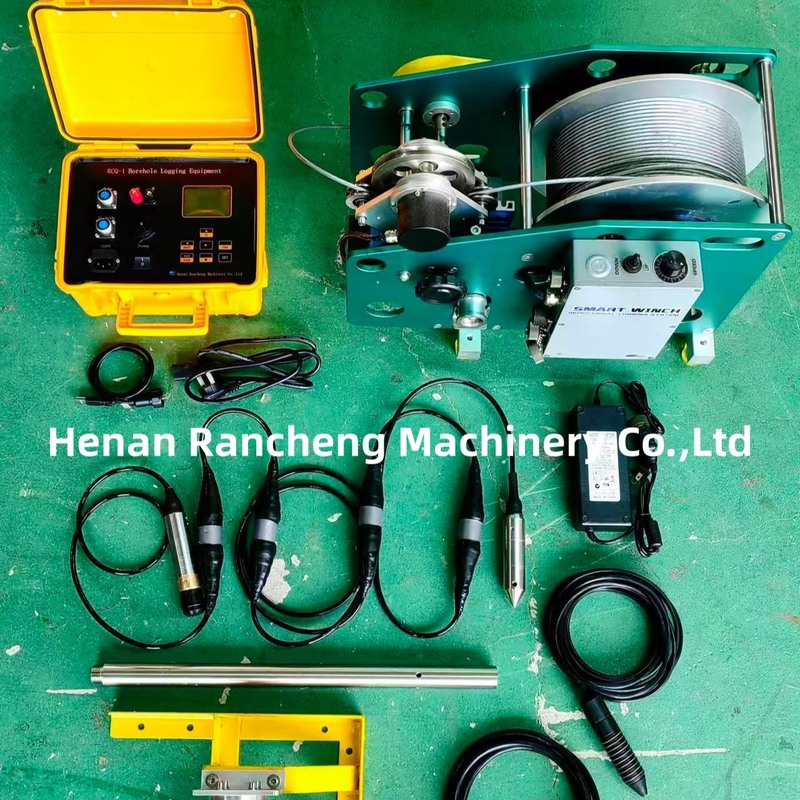 300m อุปกรณ์ภูมิวิทยา ช่องเจาะน้ํา เครื่องมือบันทึกน้ํา 1% (ขนาด) ความแม่นยําในการวัดความต้านทานที่เห็นได้ชัด