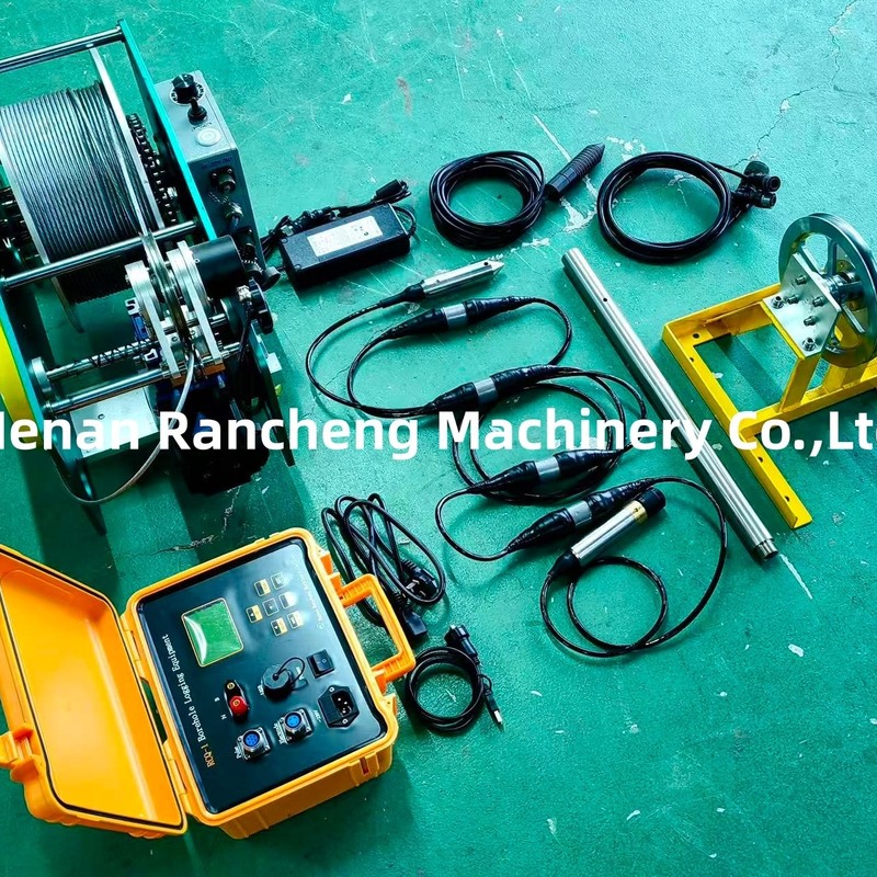 300m อุปกรณ์ภูมิวิทยา ช่องเจาะน้ํา เครื่องมือบันทึกน้ํา 1% (ขนาด) ความแม่นยําในการวัดความต้านทานที่เห็นได้ชัด