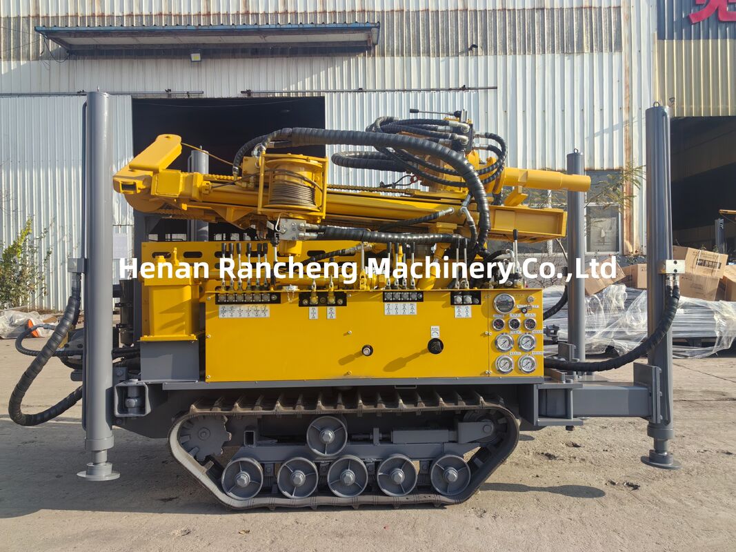 เครื่องเจาะบ่อน้ําความลึก 180m เครื่องเจาะบ่อน้ํา 77.3KW เครื่องยนต์