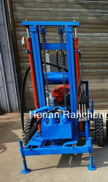 ความลึกการเจาะ 150m เครื่องเจาะบ่อน้ําพกพาขนาด 450mm