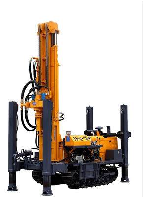 180m ความลึก Crawler จัดเครื่องเจาะ 55KW 90mm - 300mm Dia