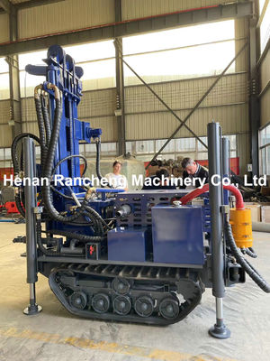 เครื่องเจาะบ่อน้ําขนาดเล็กแบบหมุน 180m เครื่องเจาะบ่อน้ําขนาดเล็กแบบหมุน