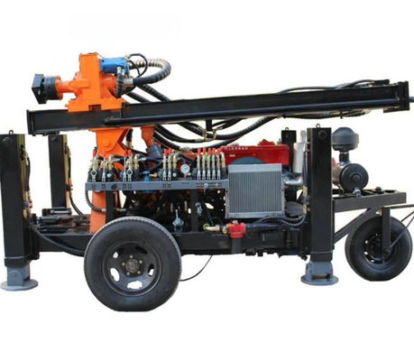 150m ความลึกการเจาะหลุมเจาะน้ํา เครื่องเจาะหลุมเจาะน้ํา 32HP 100 - 219mm กว้าง
