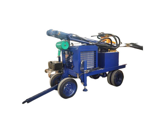 เครื่องเจาะหลุมลึก 180m 55KW เครื่องยนต์ 90mm - 300mm Dia 5200kg