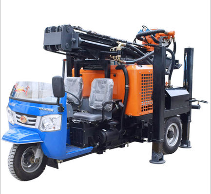 เครื่องเจาะรูลึก 200 เมตร เครื่องเจาะน้ําติดสามล้อ 65KW
