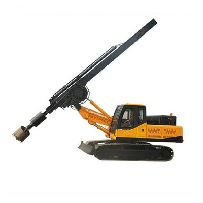 ไฮดรอลิกน้ํามันกระบอกหมุนเครื่องเจาะ 15m / 20m ความลึก 110KW Cu-mmins Engine