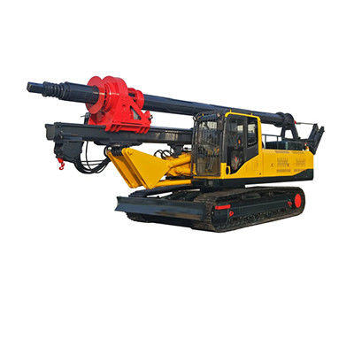 35m ความลึก Crawler จัดตั้ง Rotary ช่องเจาะน้ํา 154KW พลังงานเครื่องยนต์