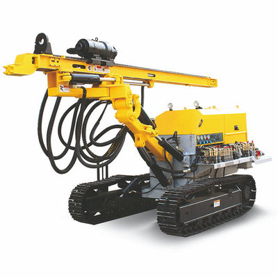 56kw Down The Hole DTH Drilling Rig Machine 62m ความลึกของเจาะ 115 - 150mm กว้างของเจาะ