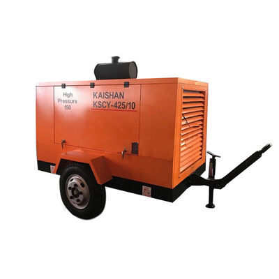 425CFM ความจุ เครื่องปัดอากาศเจาะ 10bar ความดันการทํางาน 160HP พลังงาน