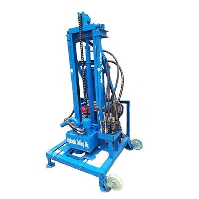 เครื่องเจาะบ่อน้ํา 8 HP เครื่องเจาะบ่อน้ําน้ําพกพา ความลึก 100m 260kg