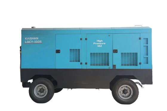 2.5Mpa ความดันการทํางาน 550HP เครื่องบดอากาศเจาะ 33m3 / นาที ความจุ