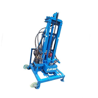 เครื่องเจาะบ่อน้ําแบบพกพา 2 ล้อ 8 HP พลังงาน 100m ความลึกเจาะ
