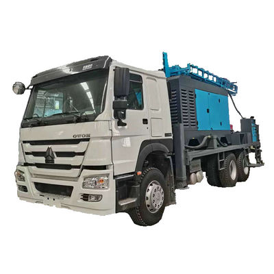 อุปกรณ์เครื่องเจาะบ่อน้ําลึก 400 เมตร 132KW เครื่องยนต์ Cu-mmins