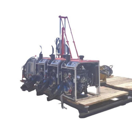 เครื่องเจาะแกน 42KW เครื่องเจาะแกนเพชรขนาดเล็ก ด้วยหัวหมุนเครื่องยนต์ด้านบน 0-1200rpm และแรงยก 700KGS