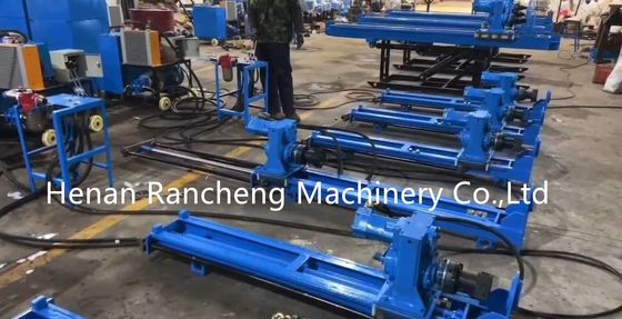 14 Mpa ระบบไฮดรอลิก ความดันเฉพาะเครื่องจักรกล การเจาะลําเลียง Anchor Drilling Rig สําหรับความลึกการเจาะ 40-60m