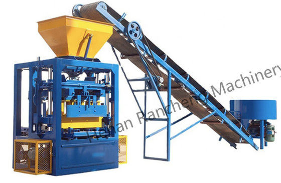 เครื่องทําบล็อก RC4-24 เครื่องทําอิฐโฮลท์คอนกรีตแบบครึ่งอัตโนมัติ