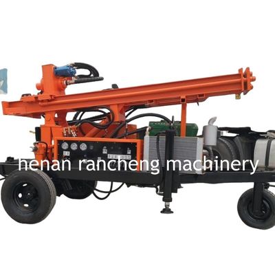 เครื่องเจาะบ่อน้ําที่ติดล้อลึก 150 เมตร มี 32 HP