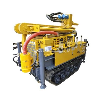 ยุโรป 150m Deep Mini Crawler Mounted Water Well Drilling Rig เครื่องพัดลอกน้ํา