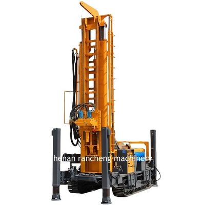 เครื่องเจาะบ่อน้ําที่ติดเครื่องเจาะน้ําลึก 1000 เมตร พร้อมเครื่องยนต์ 197KW