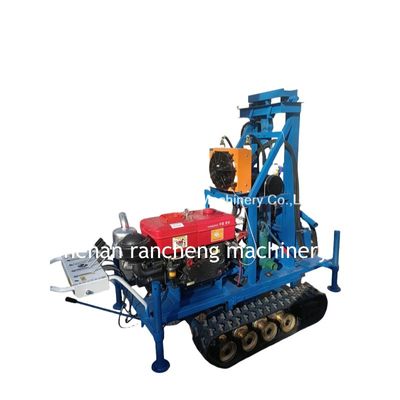 ความลึกสูงสุด 150m RCS200C ยาง Crawler เครื่องเจาะบ่อน้ําขนาดเล็ก