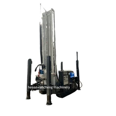 ยุโรป 350m Crawler หินแข็ง เครื่องเจาะบ่อน้ําที่มีพลังงาน 91KW