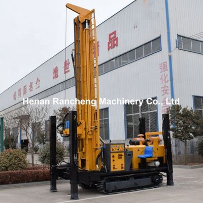 680m อัตโนมัติ Crawler จัดเครื่องยนต์ดีเซล ช่องเจาะ DTH เครื่องเจาะบ่อน้ํา Pneumatic