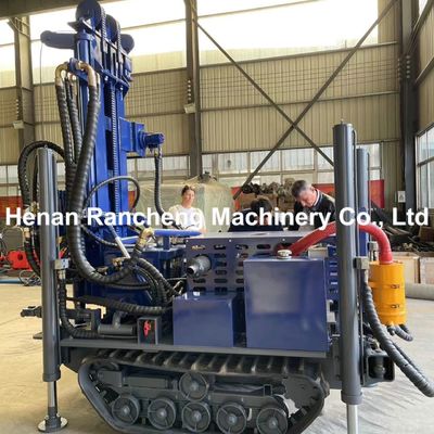อุปกรณ์เจาะบ่อน้ําลึก 180 เมตร พร้อมเครื่องยนต์ 77.3 KW และร่องทาง