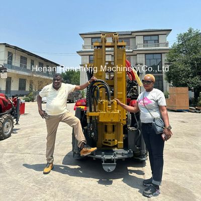 เครื่องเจาะบ่อน้ําแบบไฮดรอลิก 200 เมตร ด้วยแรงดึง 40 HP