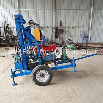 เครื่องเจาะหุบพกพา Rotary 22HP ไดเซล ไฮดรอลิก เครื่องเจาะหุบขนาดเล็ก