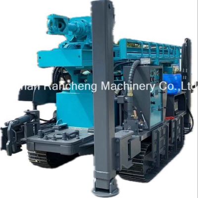 เครื่องเจาะบ่อน้ํา หินแข็ง 350m เครื่องเจาะบ่อน้ําน้ํา 91KW เครื่องยนต์ดีเซล