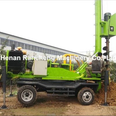 แท่นตอกเสาเข็ม RCQ-10W ไฮดรอลิกเต็มรูปแบบ - ความลึก 10 เมตร, ความเร็วหมุน 2200 รอบต่อนาที
