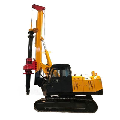 ไฮดรอลิกเจาะถัง รอตารี่เจาะถัง 95KW Yuchai เครื่องยนต์ 15m ความลึกของถัง