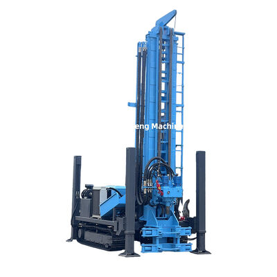 อุปกรณ์เจาะบ่อน้ําลึก 800m 153KW เครื่องยนต์ 140mm - 500mm กว้าง