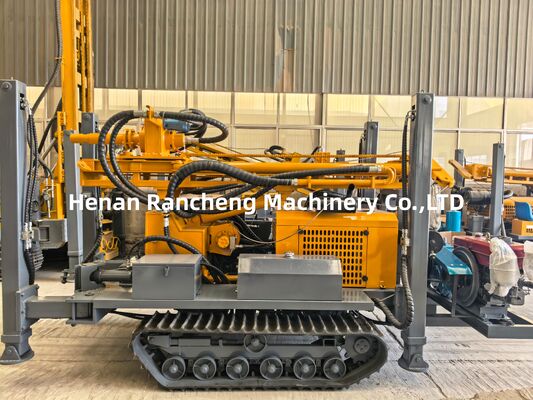 150M Drilling Depth Crawler Walking Water Well Drilling Machine With 42KW Diesel Engine